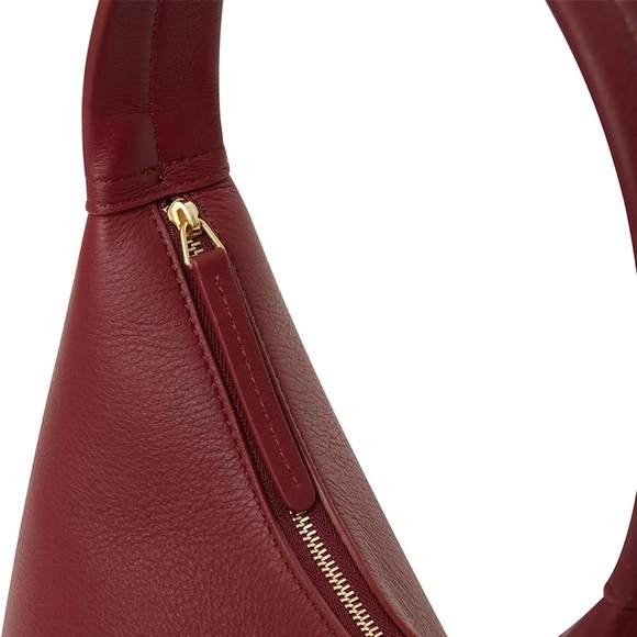 NEW Mansur Gavriel Small Soft Candy Shoulder Bag in Burgundy, Quiet Luxury! - Picture 4 of 15